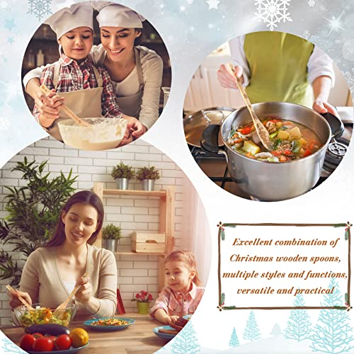 10 Piece Wooden Christmas Kitchen Utensils R635806