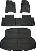 Black All-Weather Car Floor Mats & Cargo Trunk Liners Set R728143