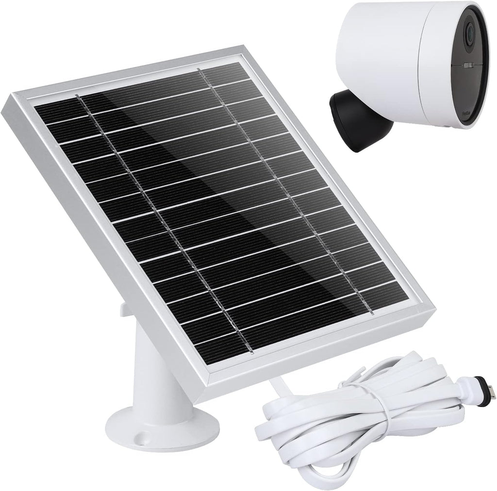 Silver Solar Panel for Outdoor Security Camera D2666