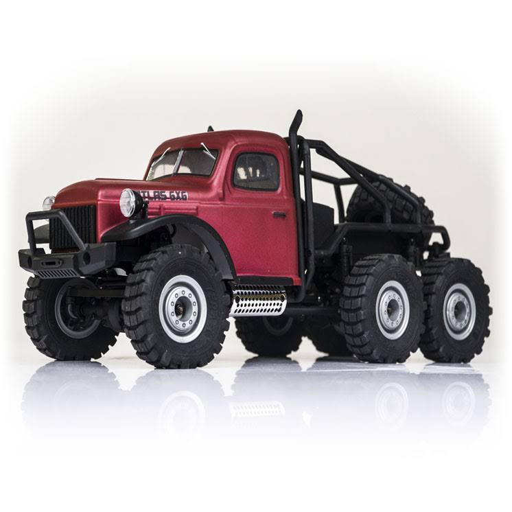 Red 6x6 RTR Crawler D581
