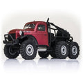 Red 6x6 RTR Crawler D581
