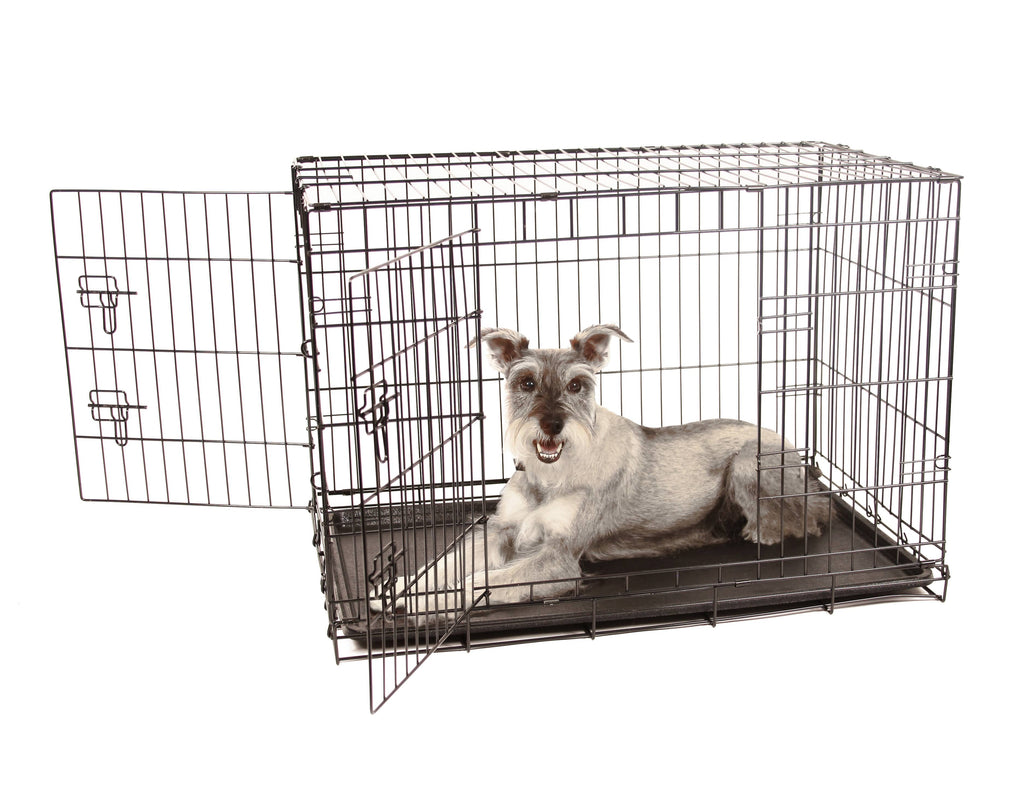 Double Door Metal Dog Crate E658435