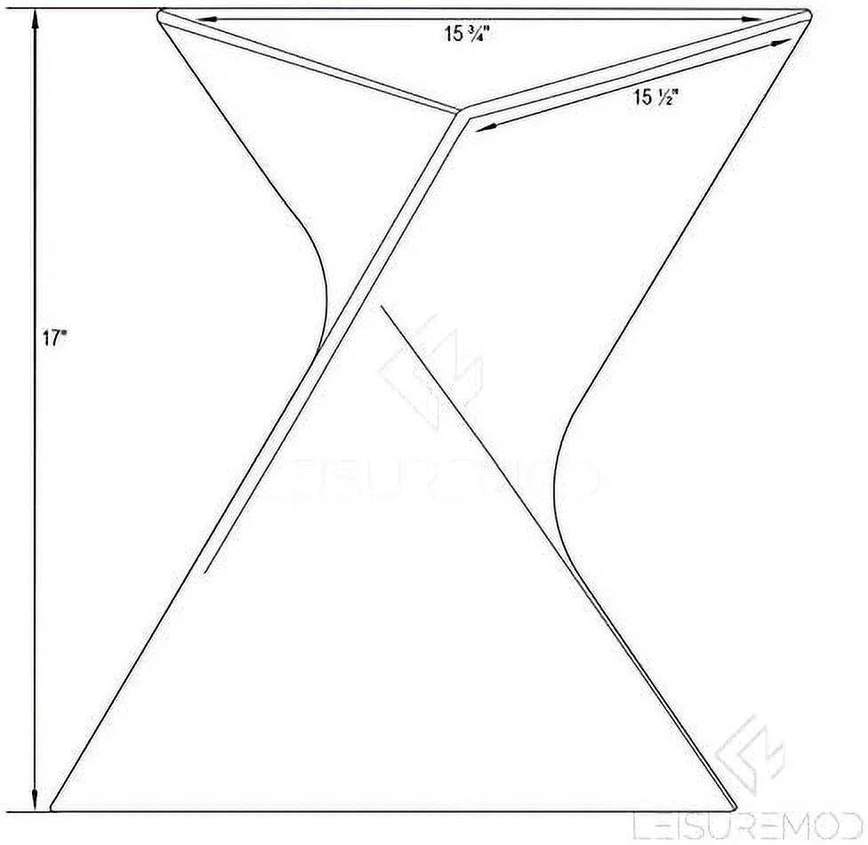 Plastic Triangle End Table Set Of 2 L8312