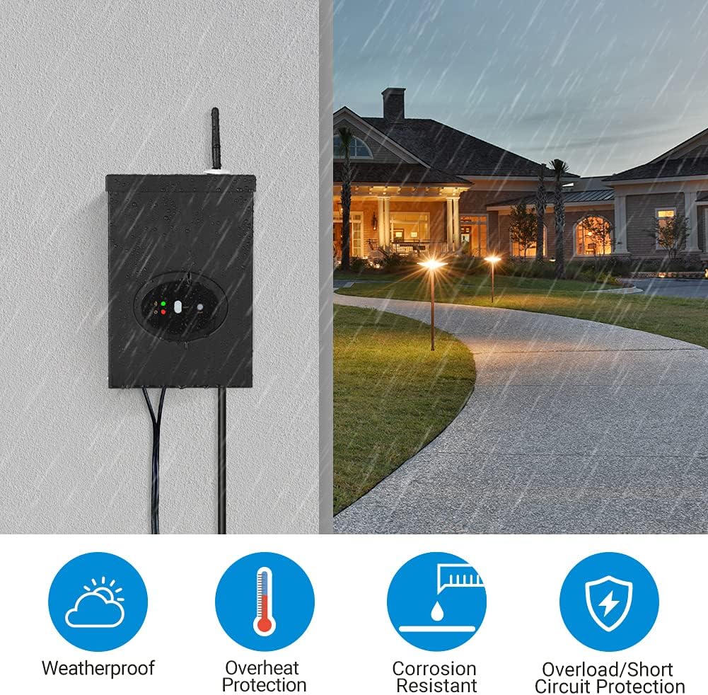 200W Smart Wi-Fi Low Voltage Transformer D8994