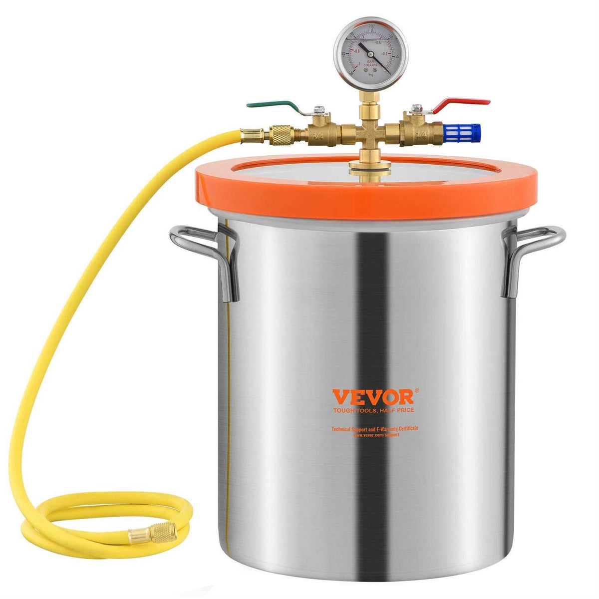 3 Gallon Vacuum Chamber with Tempered Glass Lid A95025