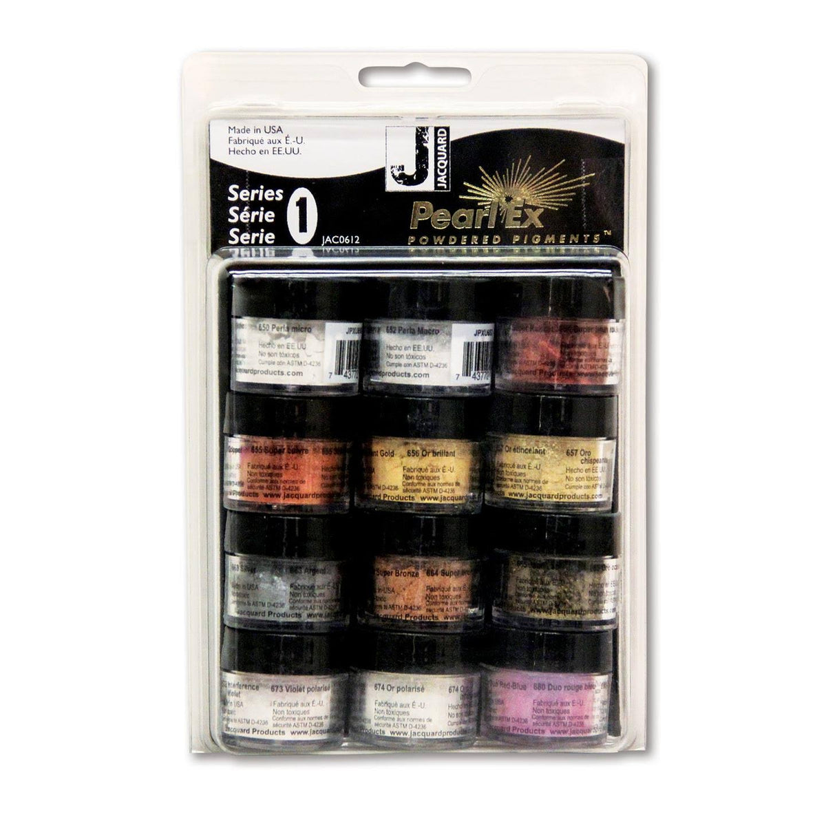 Powdered Pigments 3G 12-pkg X233