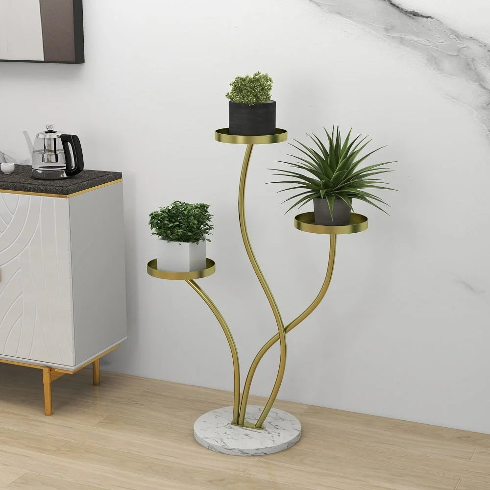 Tall Metal 3 Tier Plant Stand Z9053