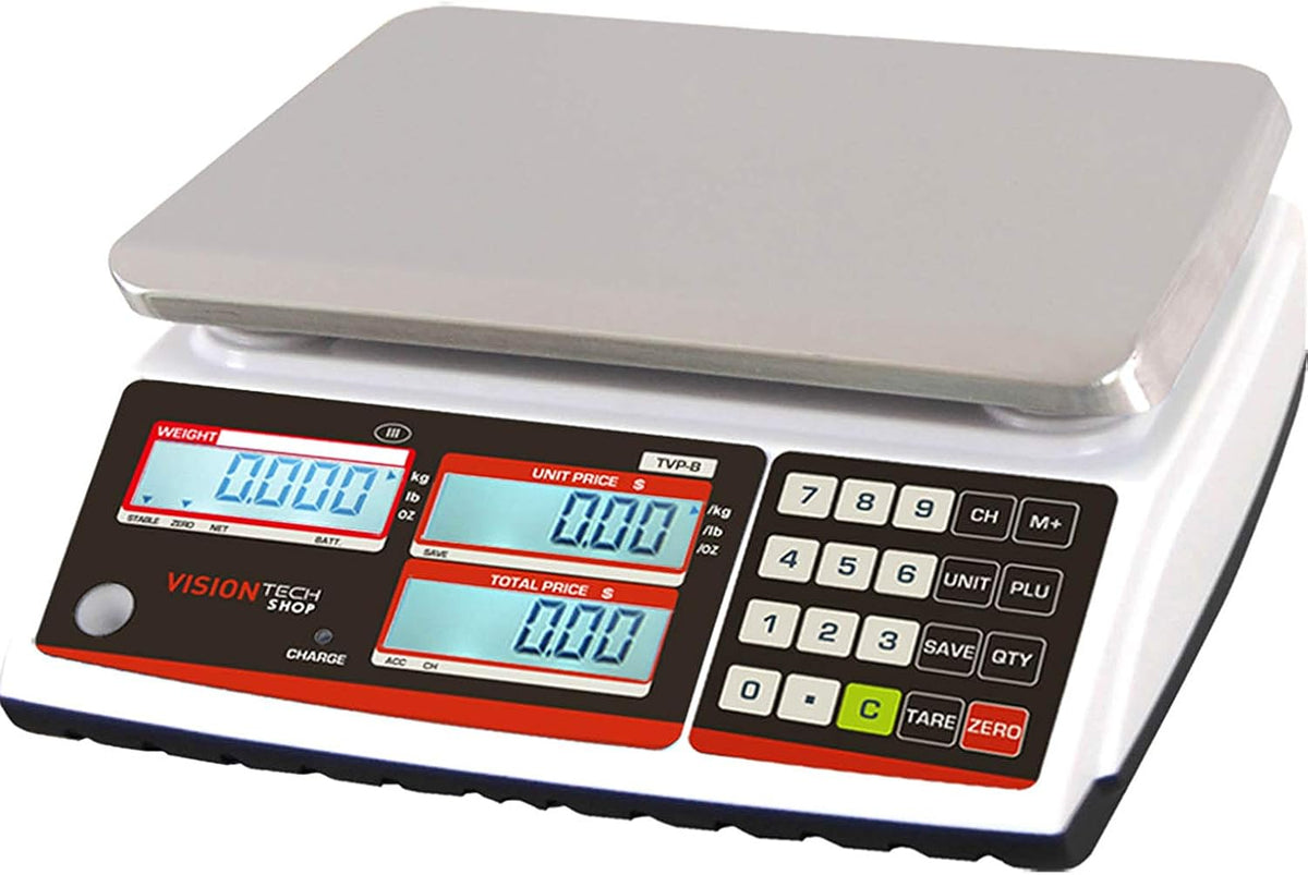 Price Computing Scale, 60lb Capacity, 0.01lb Readability I387342