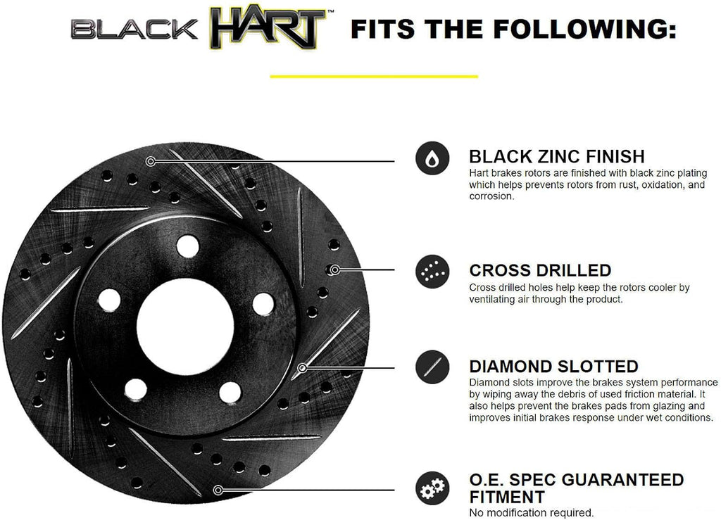 Black Hart Full Kit Brake Rotors C1511
