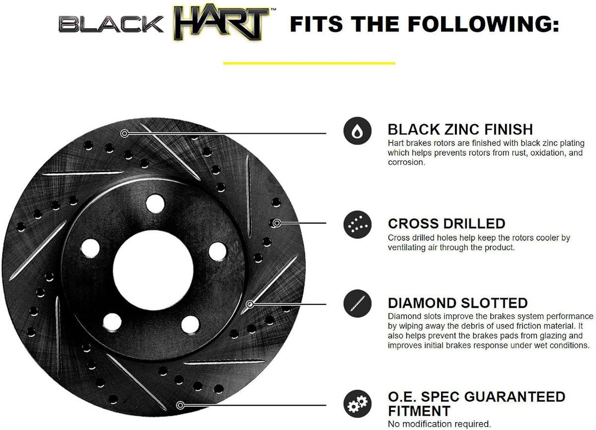 Black Hart Full Kit Brake Rotors C1511