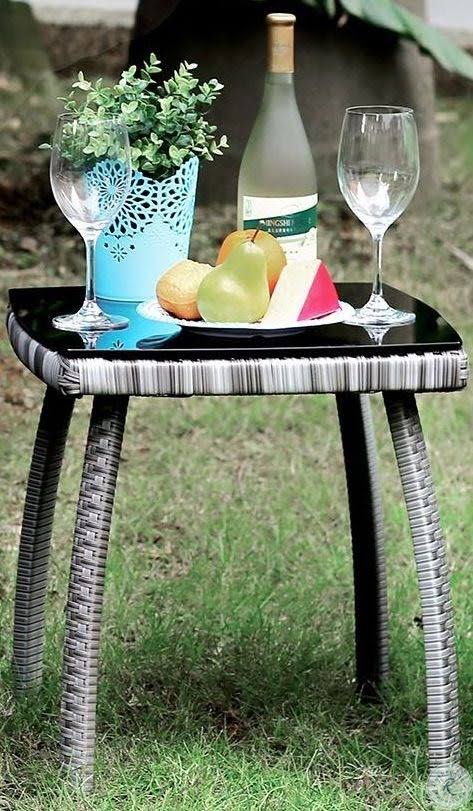 3 Piece Gray Patio Seating Set C3477