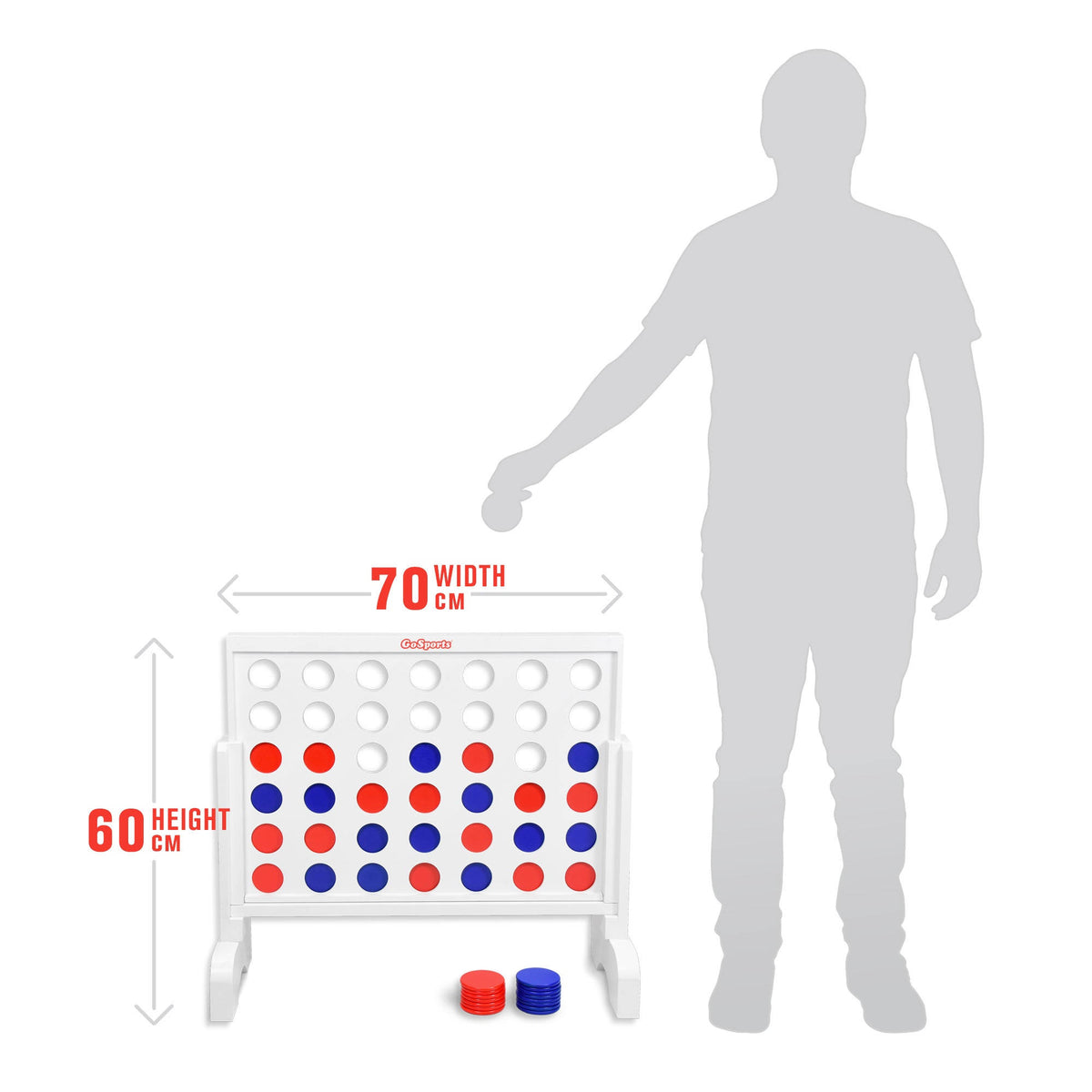 Giant 4-in-a-Row Game with Carrying Case V152