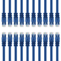20 Pack 5 Feet Blue Cat 6 Ethernet Cable X71220