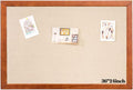 Wood Framed Canvas Bulletin Board 36x24'' H1011
