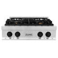 30 in. 4 Gas Burners Porcelain Rangetop J7789