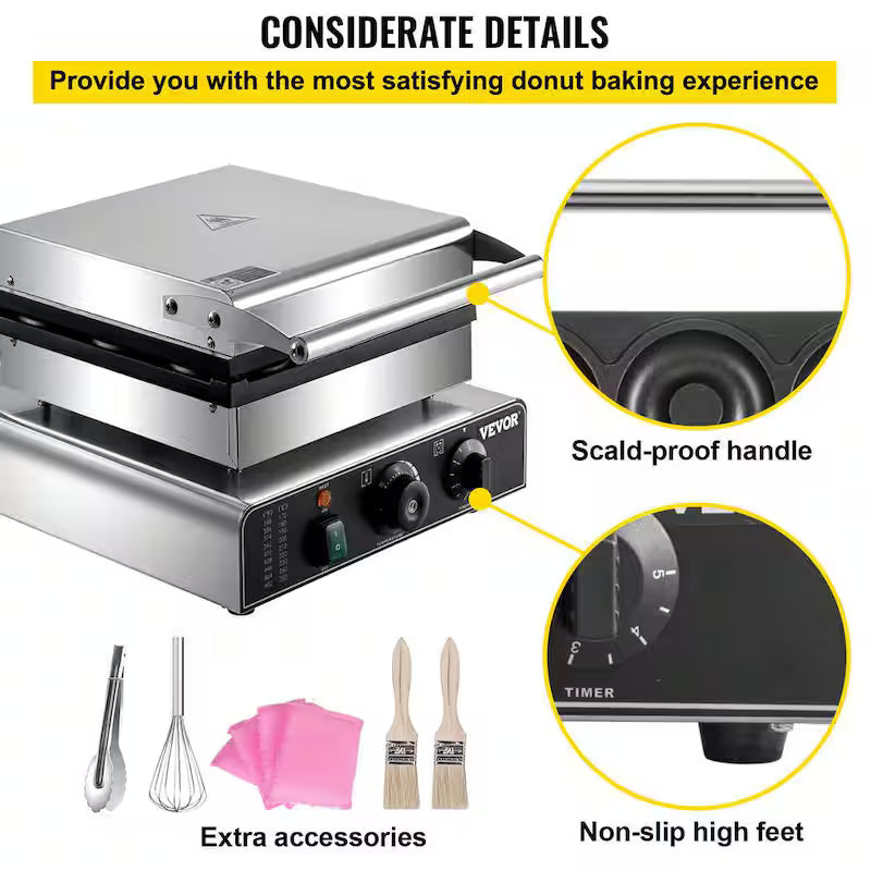 9-Holes Electric Donuts Maker E4976