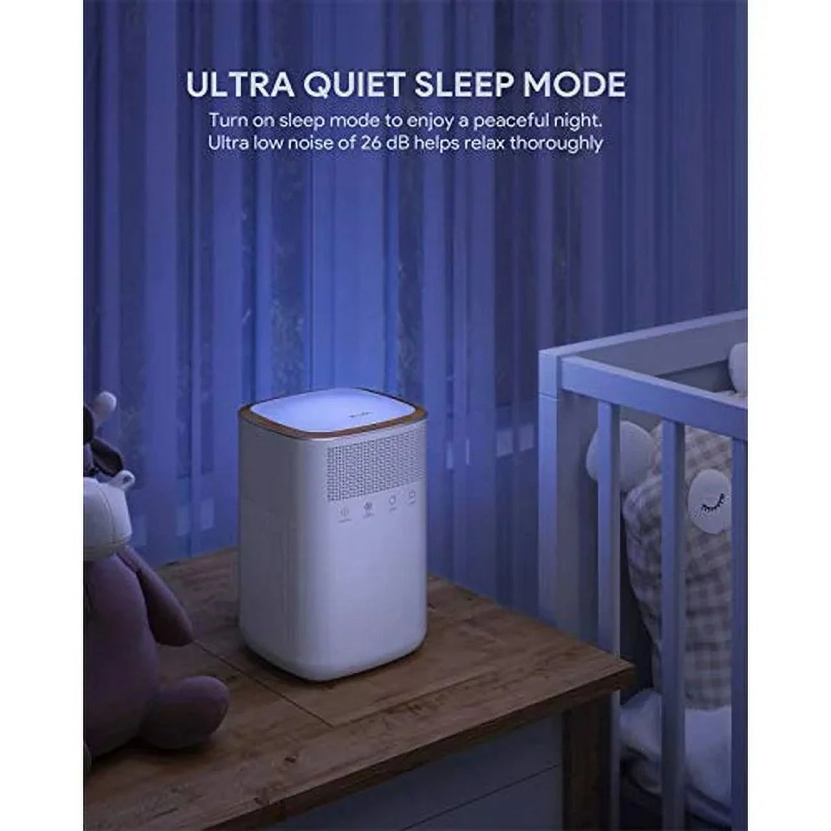 Low Noise HEPA Air Purifier with Activated Carbon Filter S14498