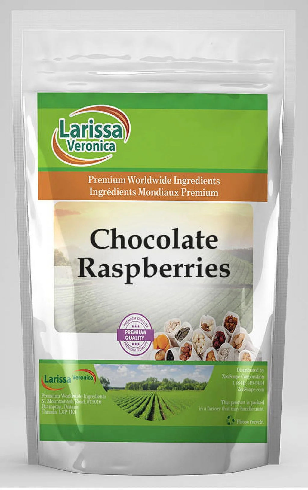 Dark Chocolate Covered Raspberries 4 oz 3-Pack B7110