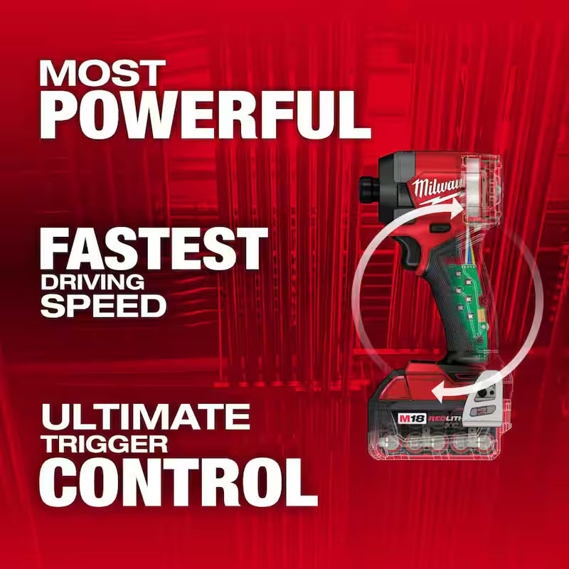18-V Lithium-Ion Brushless Cordless 1/4 in. Hex Impact Driver Kit with Reciprocating Saw K5513