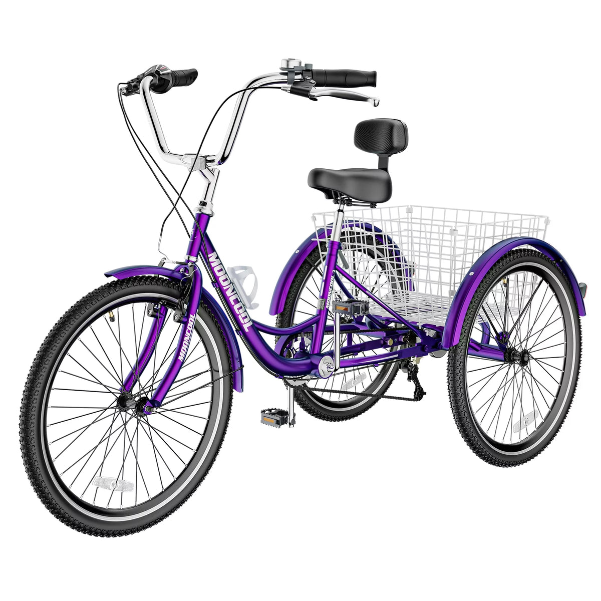 20"/24"/26" 7 Speed Adult Tricycles with Large Basket N669