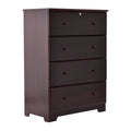 Solid Pine Wood 4 Drawer Chest Dresser C724602