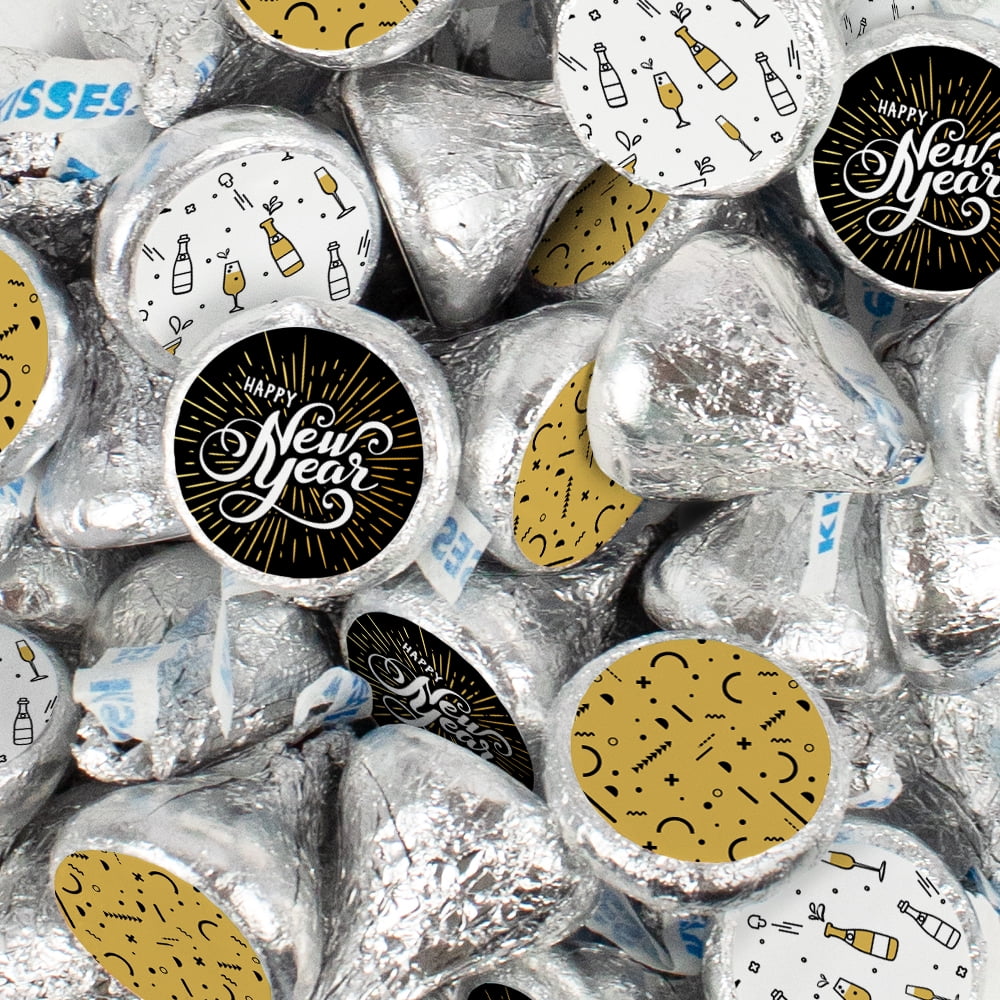400 Pcs Black & Gold Candy Party Favor F25460