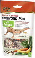 Reptile Food Omnivore Mix With Calcium 4-Ounce U648