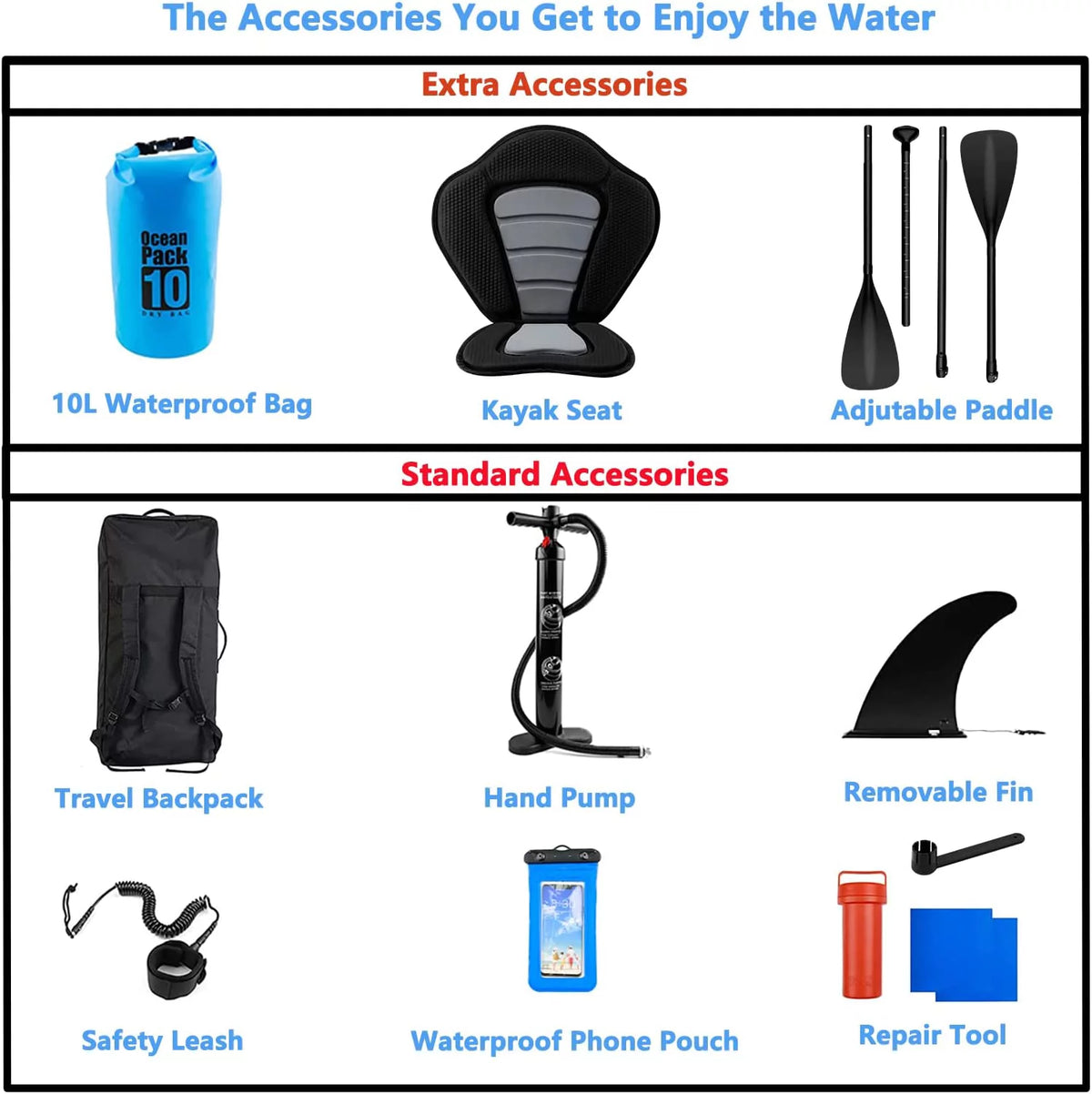 10.6 ft Inflatable Paddle Board T292269