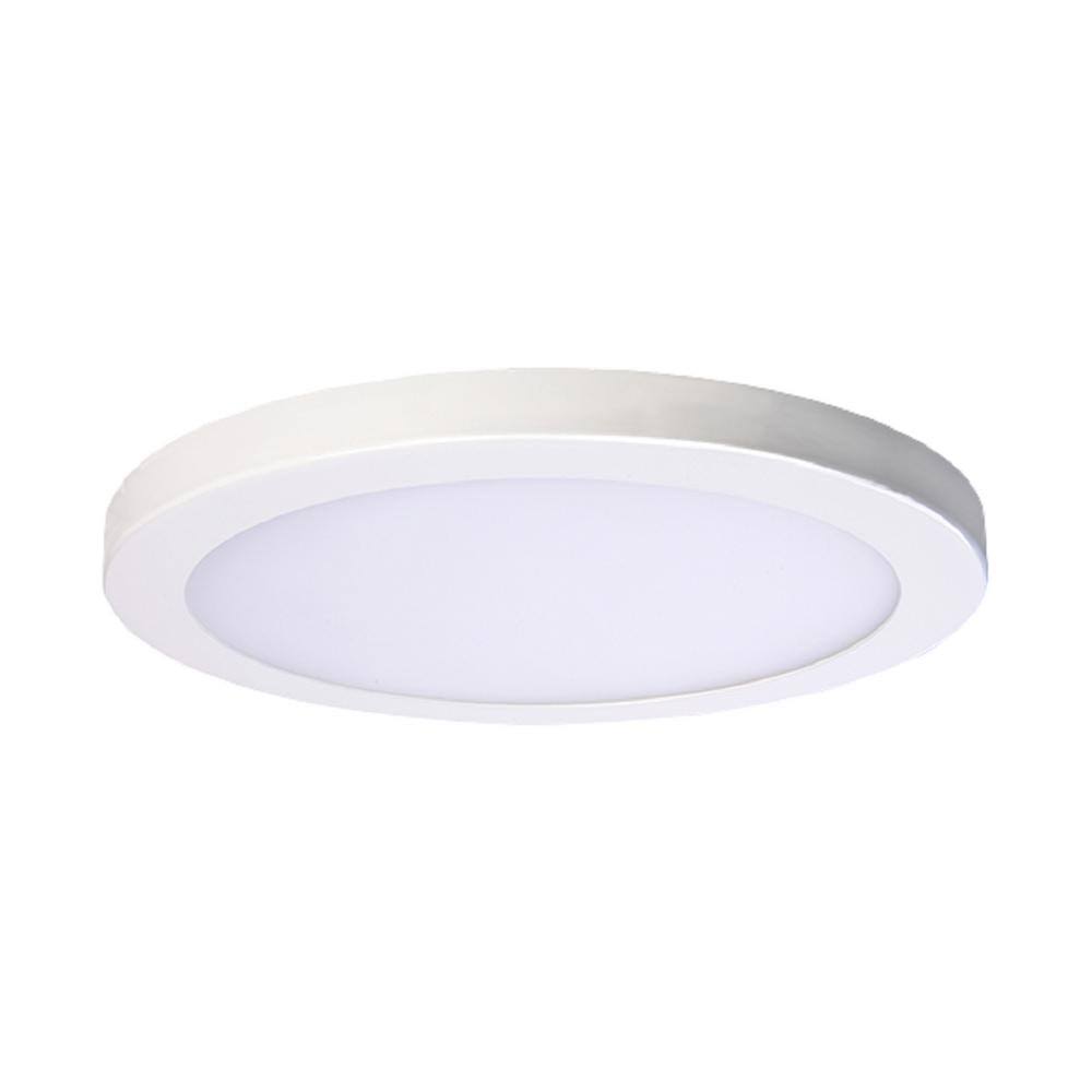 9 in. Canless 4000K Integrated LED Recessed Light Kit with Black Trim V970300