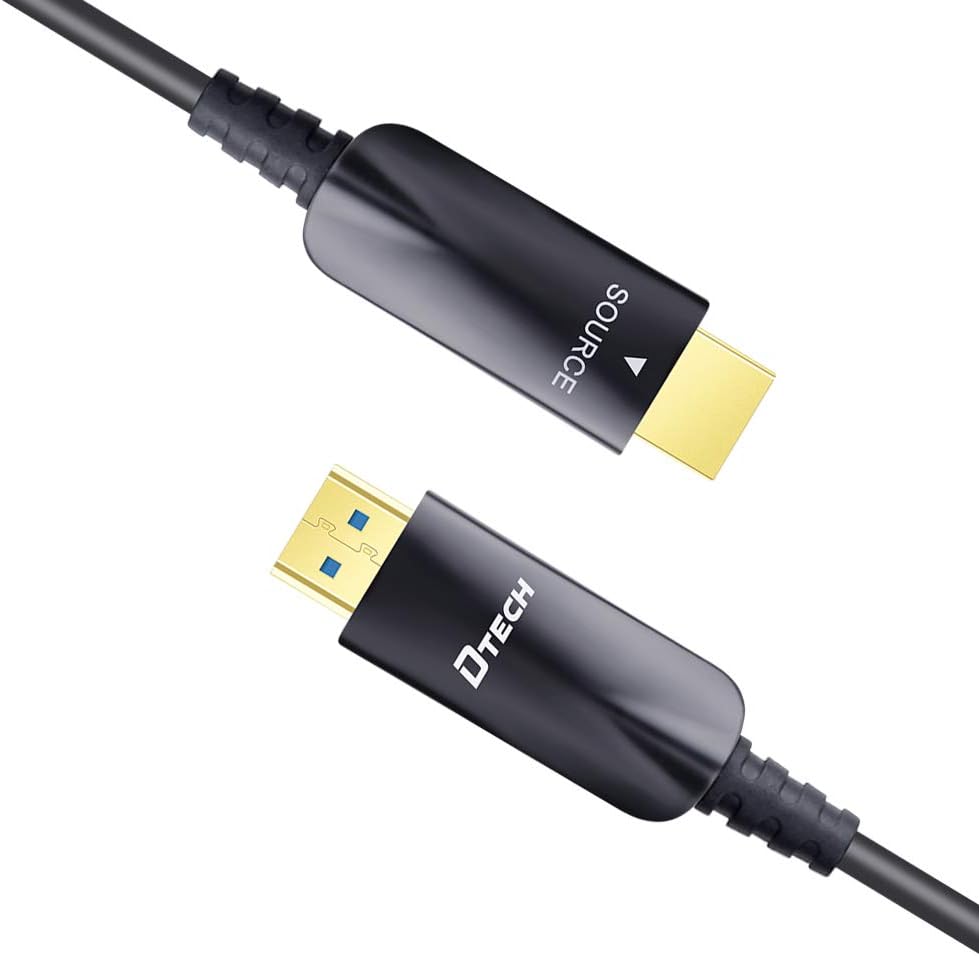 50m Fiber Optic HDMI Cable Black R588