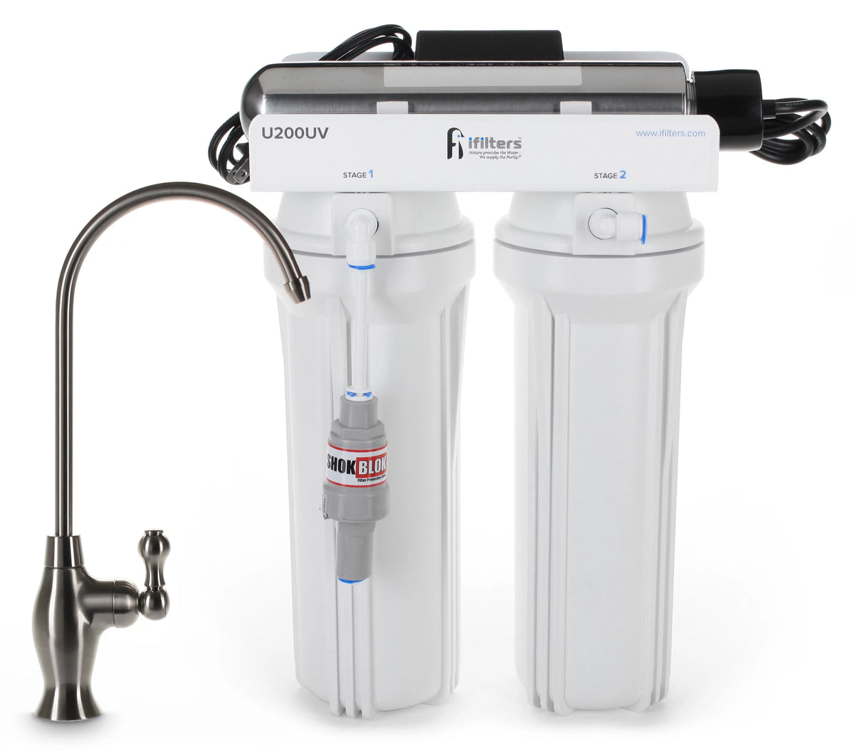 3 Stage Ultraviolet UV Drinking Water Filtration Purifier System R777