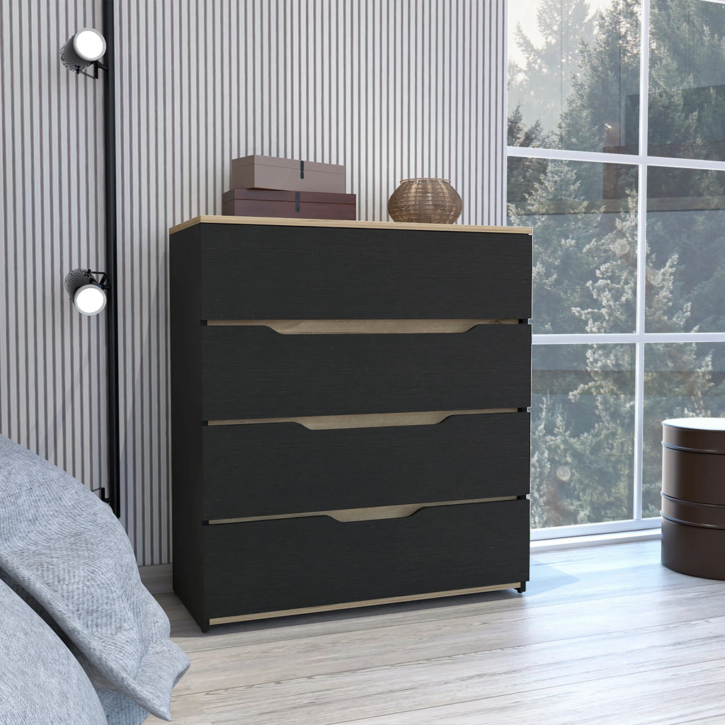 Black Manufactured Wood Dresser K5288