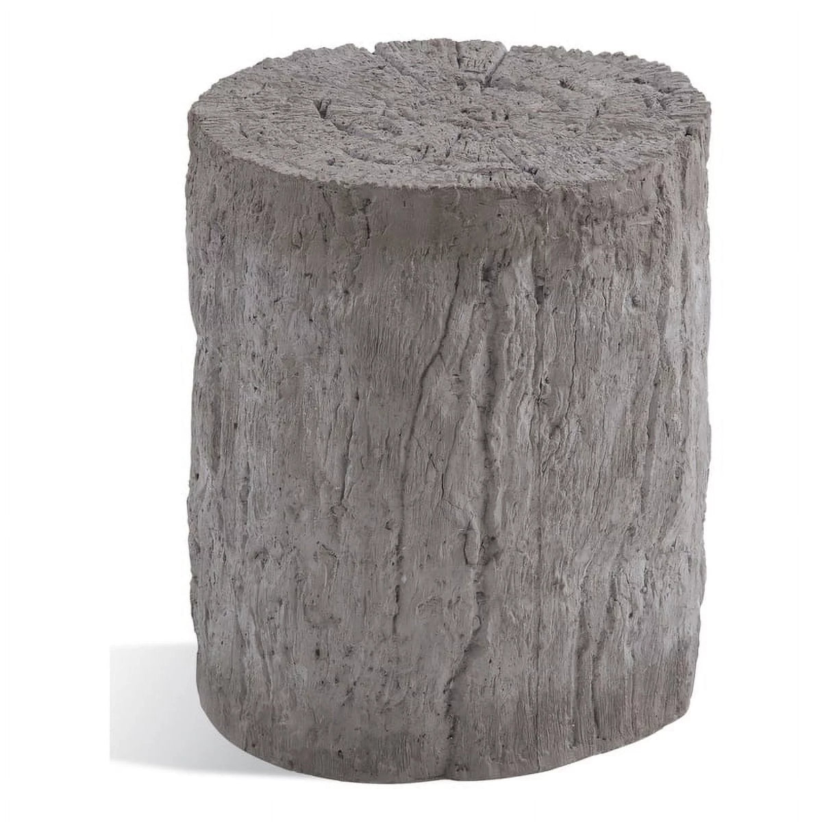 Gray Concrete Stone Accent Table P50850