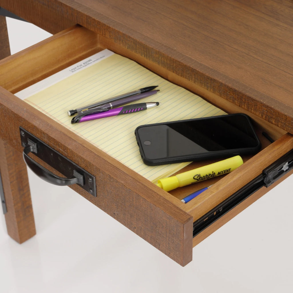 30 x 47.5 x 47.5 in Desk with USB Ports, File Cabinet and Machine Stand S8723