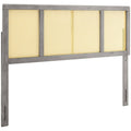 Gray Cane Full Headboard E478025