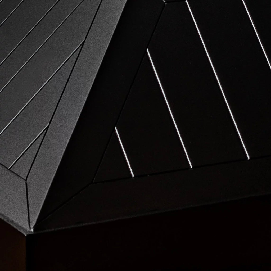30 in. Black Wooden Wall Mount Range Hood D7588
