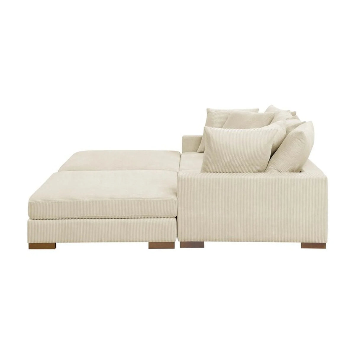 Corduroy Upholstered Sectional R154146