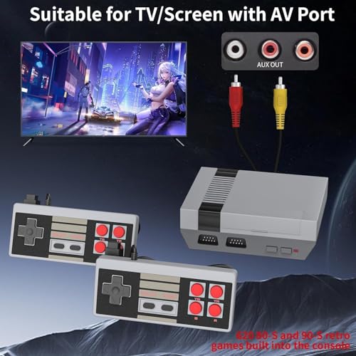 Retro Game Console with 620 Games and 2 Controllers N383