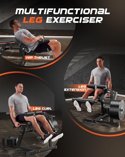 3-in-1 Adjustable Leg Extension and Curl Machine G74543