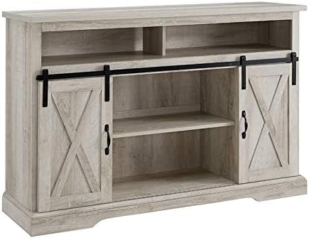 Stone Gray Wood Storage Cabinet R458