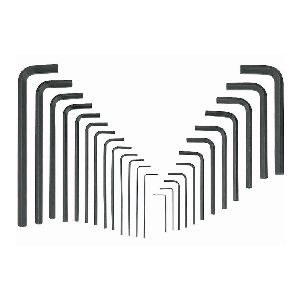 25 Piece SAE and Metric Hex Key Set E807
