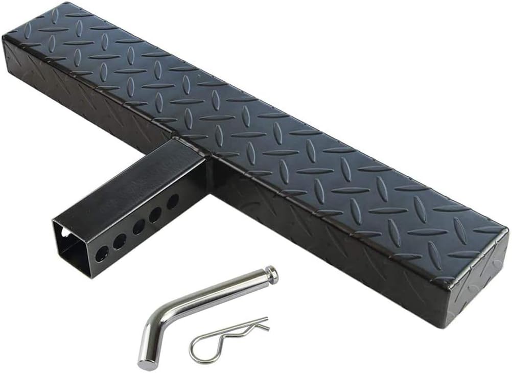 Universal Hitch Step Anti Slip Rust Black Fits 2 Inch Receivers X7838