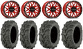 14" Red Wheels 27" Mud Lite XTR Tires V91609