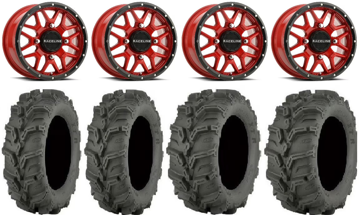 14" Red Wheels 27" Mud Lite XTR Tires V91609
