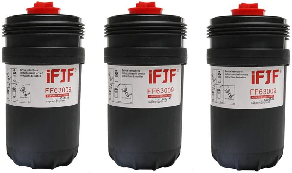 Fuel Filter 10 Micron Set of 3 Pack of 2 U193859