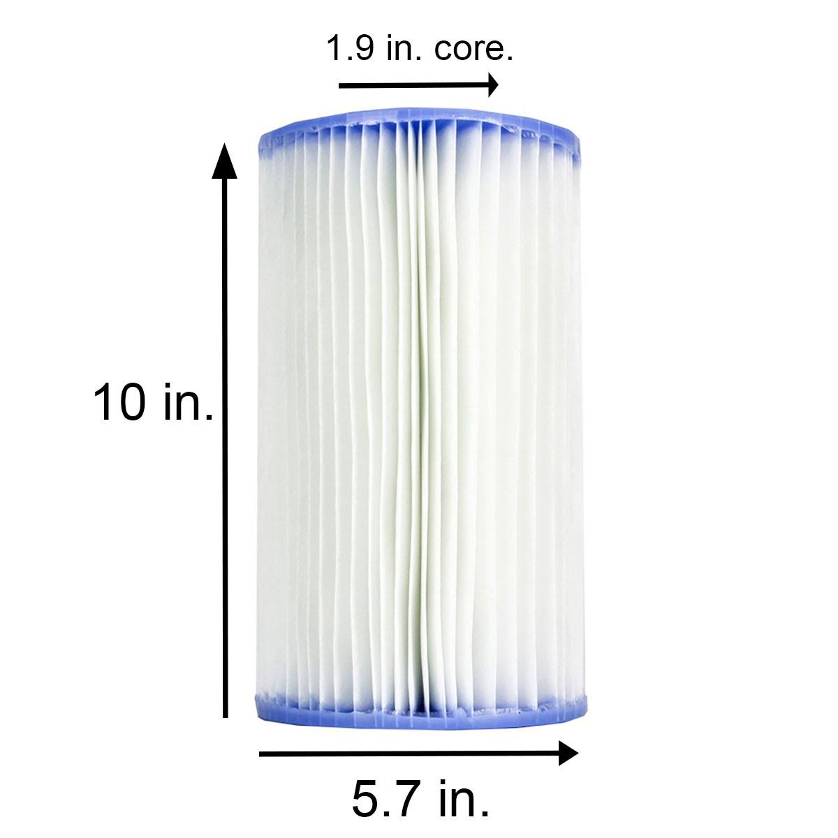 Pool Type B Filter 6-Pack and Type A Filter Pump Cartridge 6-Pack G7461