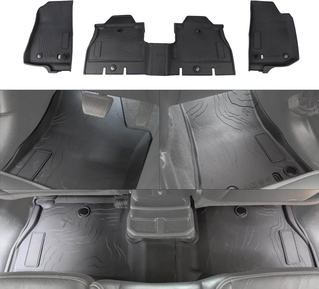 Front and Back TPE Floor Mats Pack of 2 Y999
