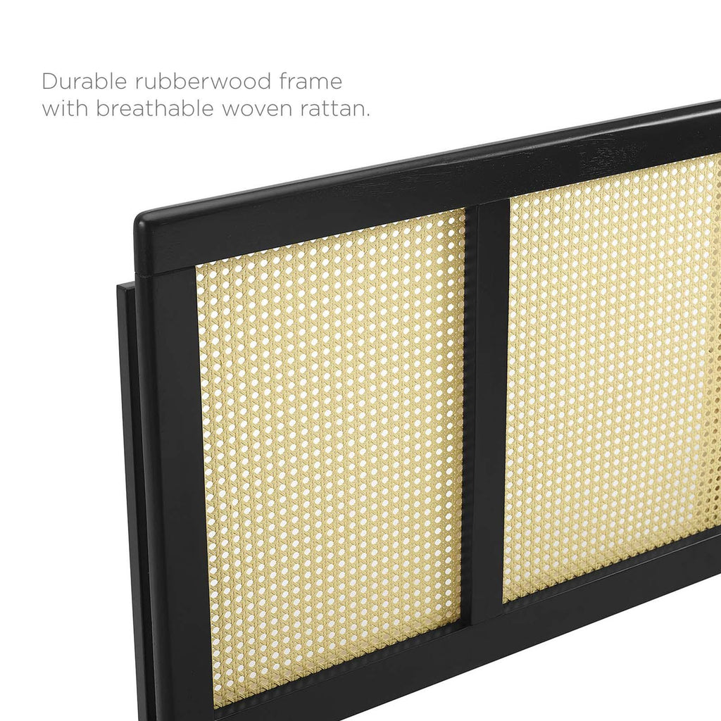Gray Cane Full Headboard E478025