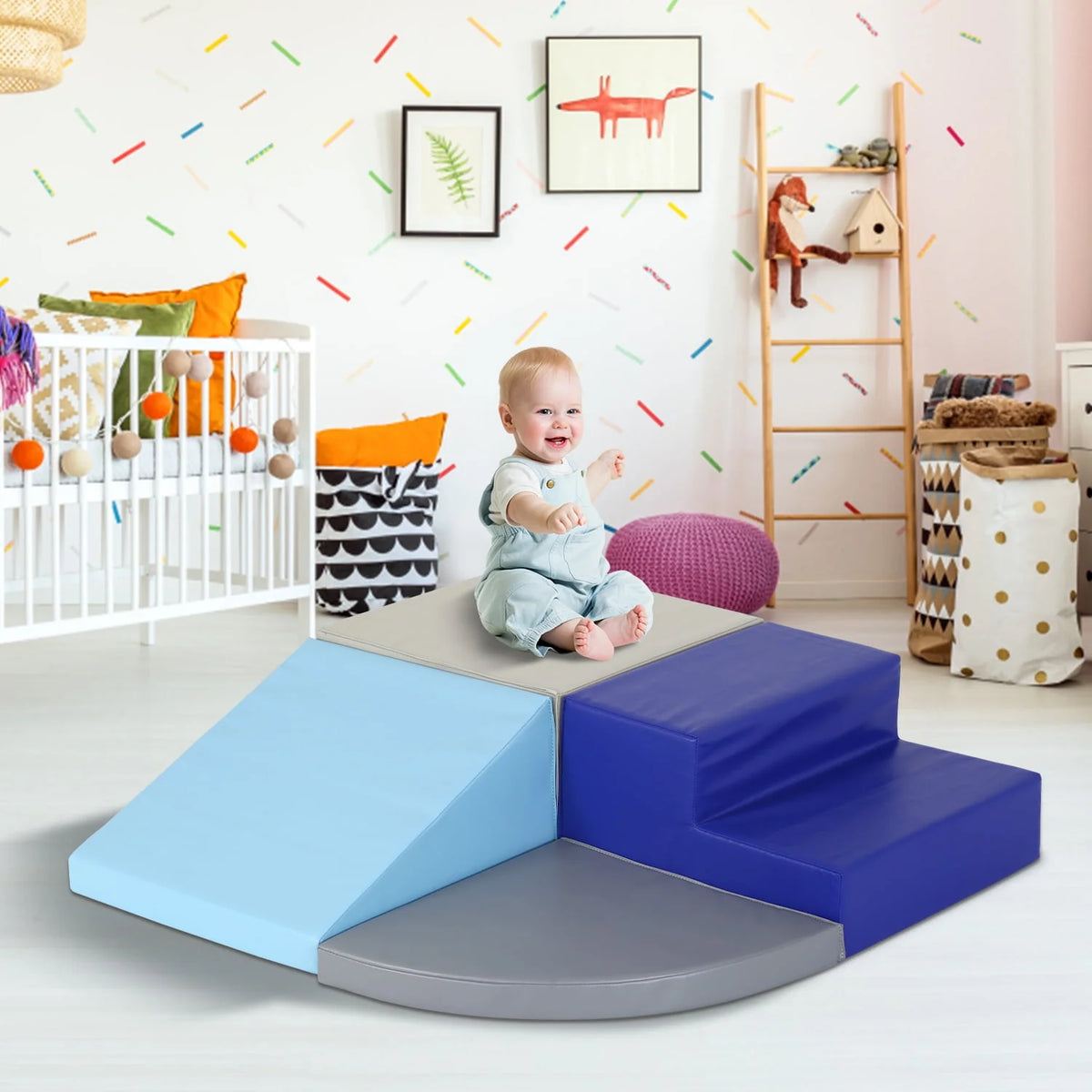 4-Piece Foam Climbing Blocks U240636