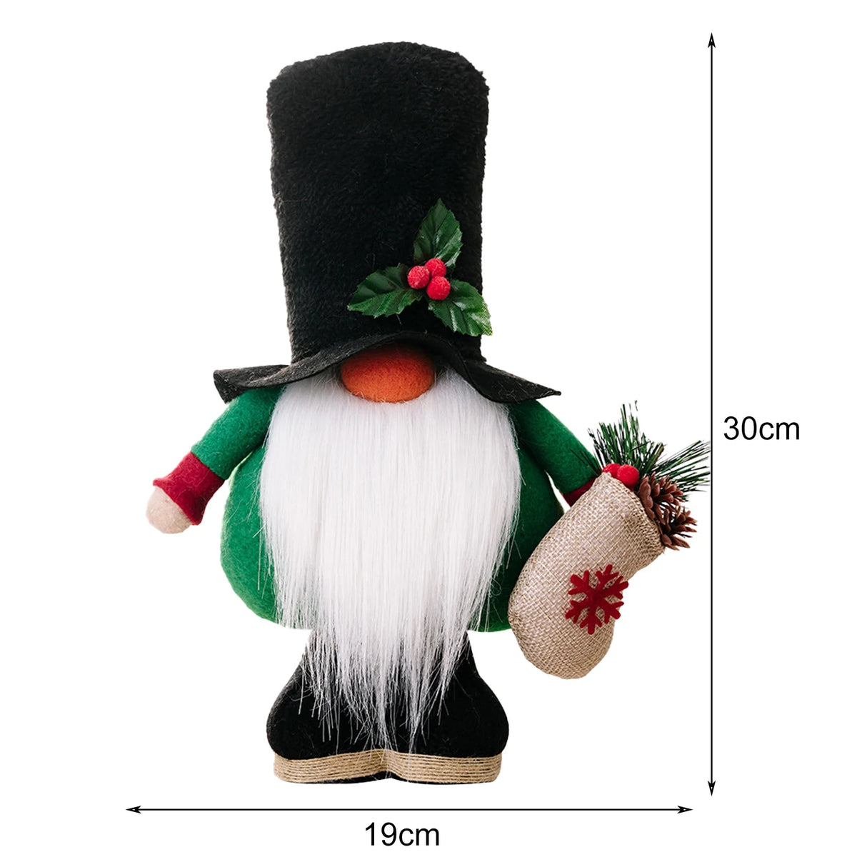 Christmas Gnome Elderly Doll T2658